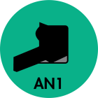 (959-21) AN1 SLOTTED HEEL WIPER (AU) Image 1