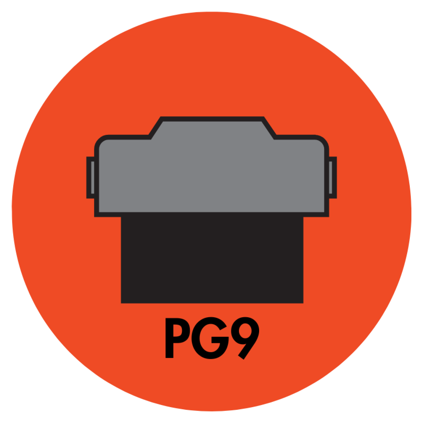 PG9 PISTON SEAL (HYTREL 55D + NBR) - PG9-01562-187-NHY55 Image 1