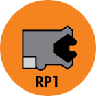 LOADED TWIN LIP ROD U-CUP W/BACKUP RING - RP1-37505750-625-P92E Image 1