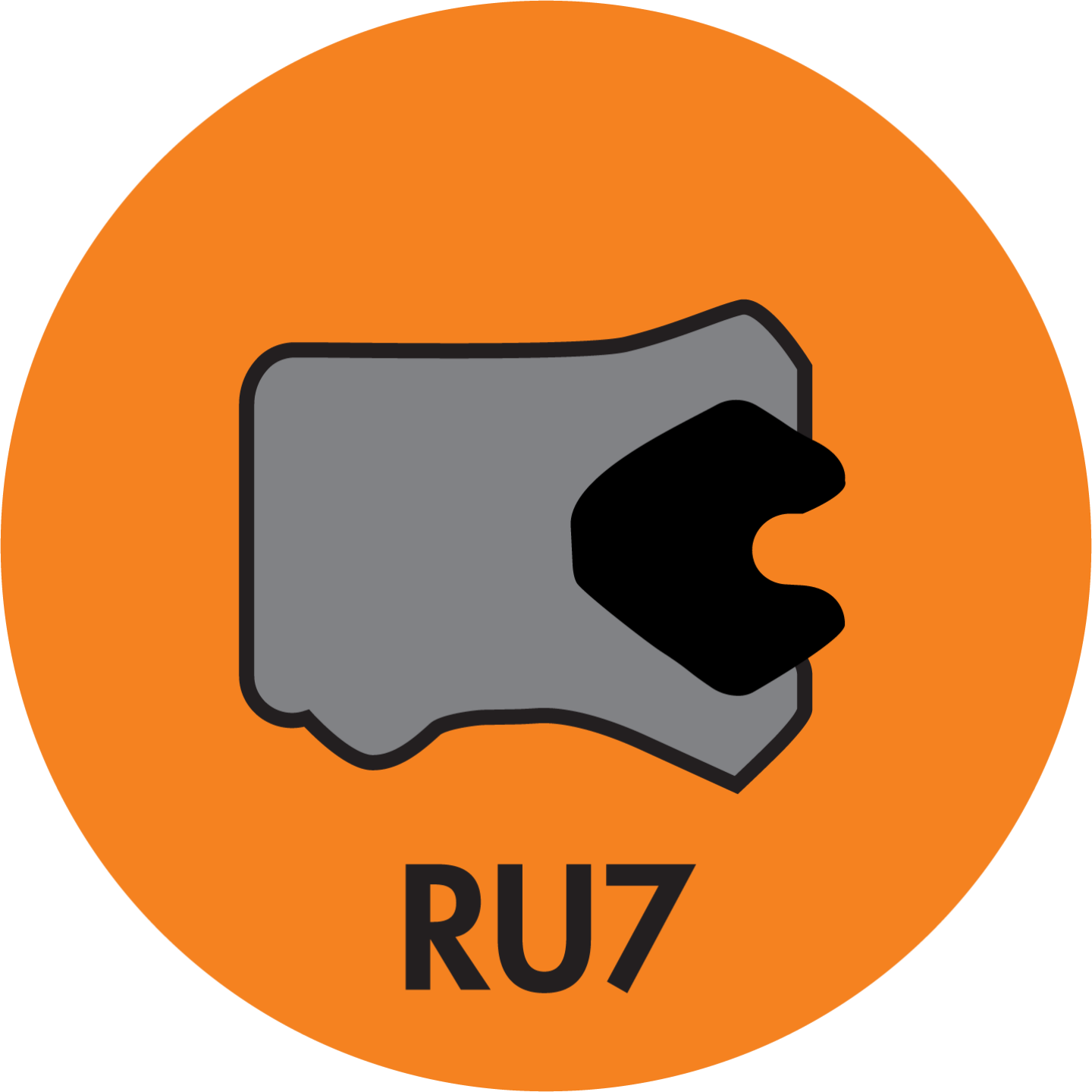 RU7 TWIN LIP ROD (LOADED) U-CUP (AU+NBR) - RU7-25001500-375-P92E Image 1